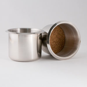 Small Stainless Steel cup holder (pair)(43010)