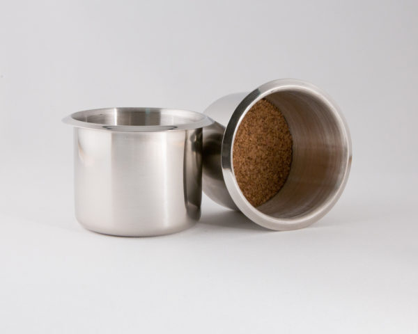 Small Stainless Steel cup holder (pair)(43010)