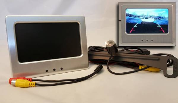 License Plate Mounted Backup Camera Monitor (IT-MON-LP)