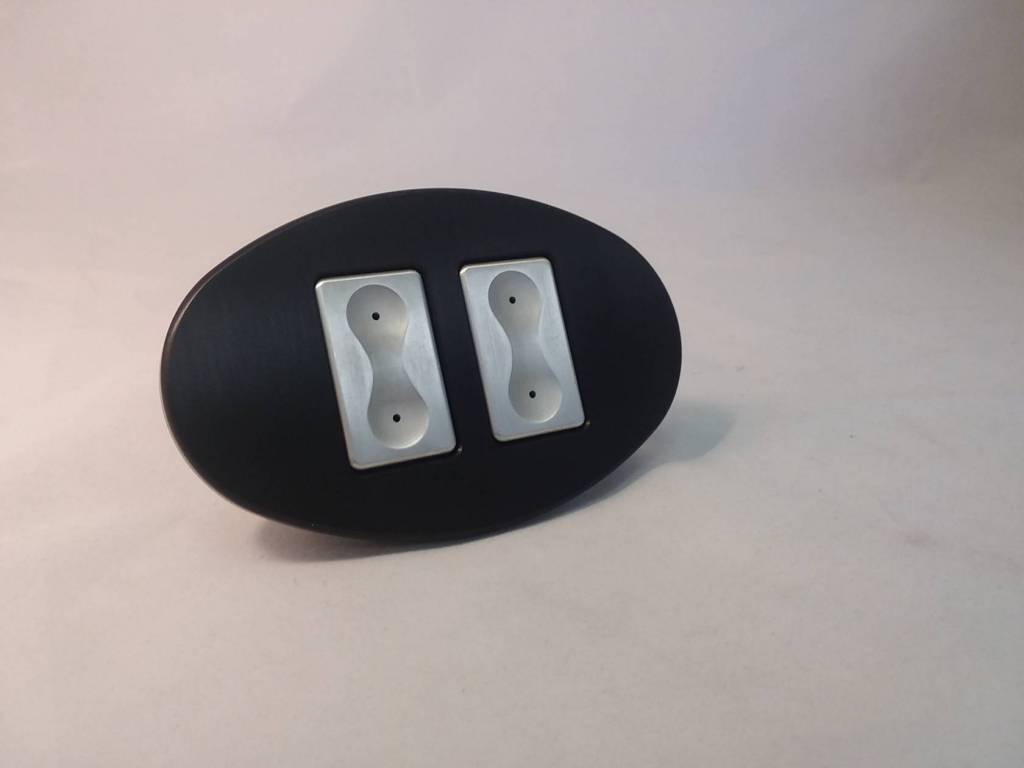 20 Amp SS Custom 2 Rocker Car Switch Panel Shop a 2 Flush Mount